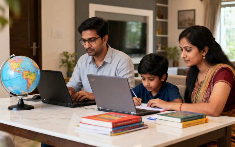 Online School Education in India